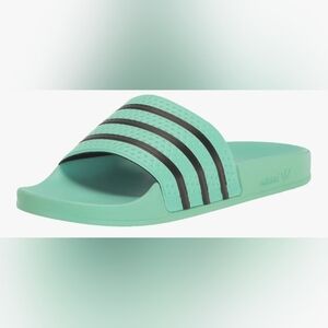 Adidas Men's Originals Adilette Slide Sandals with Black Stripes, Size 10 New